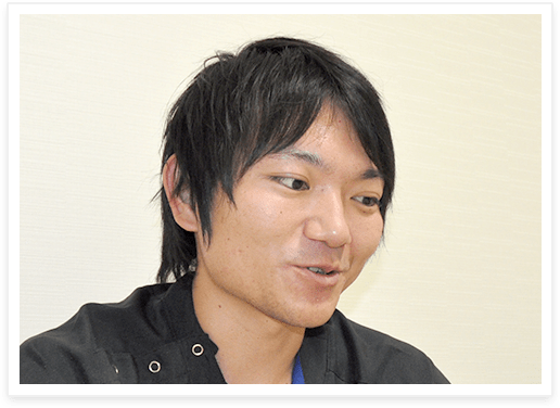 松井基浩さんのインタビュー時の写真
